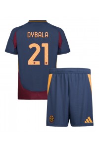 Fotbalové Dres AS Roma Paulo Dybala #21 Dětské Třetí Oblečení 2024-25 Krátký Rukáv (+ trenýrky)